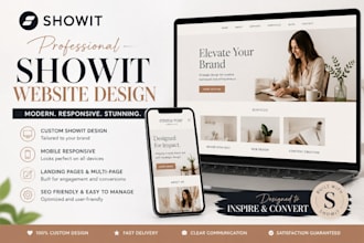 build a custom showit website for photographers and coaches