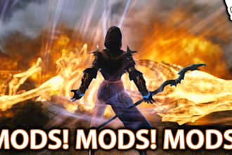 mod unity and unreal engine games with weapons, armor vehicle mods, game modding