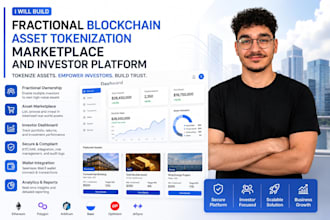 fractional  blockchain asset tokenization marketplace and investor platform