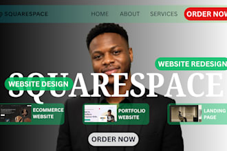 design squarespace website and squarespace website development