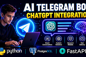 build an advanced ai telegram bot using chatgpt API