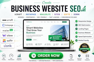 create ucraft instapage mailerlite sitew softr dorik business website SEO
