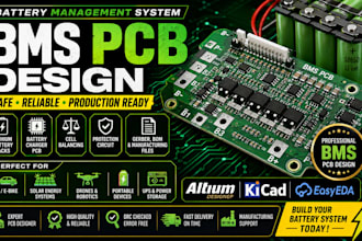 design battery management system bms pcb for lithium battery charger packs