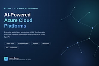 design and build an ai powered azure cloud platform
