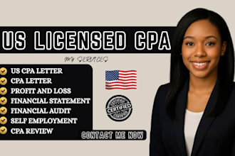 audit financial statement, CPA review, licensed CPA letter