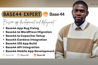 base44 app to capacitor base44 bug fixing base44 to wordpress base44 cordova ios