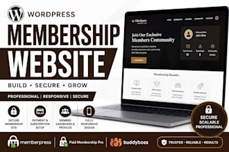build a professional wordpress membership website