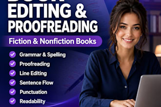 proofread and edit your fiction or nonfiction book
