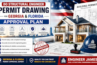 do structural engineer permit drawings for georgia and florida approval plans