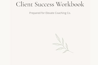 design a premium client workbook for coaches