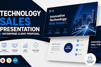 design technology sales presentation, enterprise client proposal