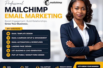 setup up expert mailchimp email marketing and automation