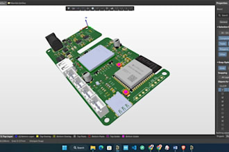design esp32 wifi ble lora pcb with schematic, pcb layout for iot hardware