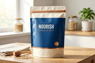 design creative box, pouch and label packaging design