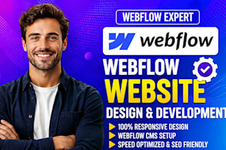 design webflow website, saas website, fix webflow, webflow developer webflow seo