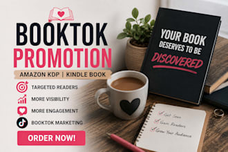 do booktok promotion for amazon KDP kindle book
