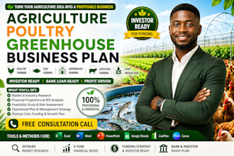 write poultry fish farming greenhouse agriculture  business plan for startups