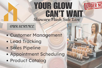 setup cosmetics and beauty CRM pipedrive freshsales monday CRM bitrix24