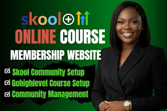 skool community setup gohighlevel online course automation ghl crm skool ads