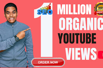 promote your youtube video promotion to gain 1 million views organically