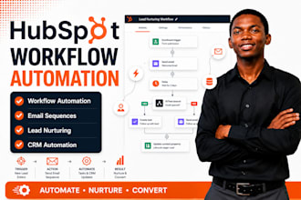 setup hubspot workflow automation, sequences lead nurturing