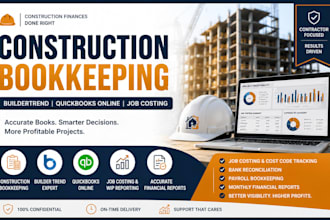 do construction bookkeeping, buildertrend, quickbooks online and job costing