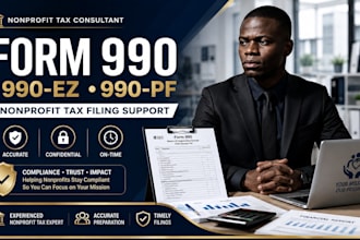 prepare and support filing of irs form 990, 990 ez or 990 pf