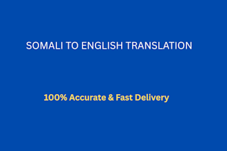 translate english to somali and somali to english accurately