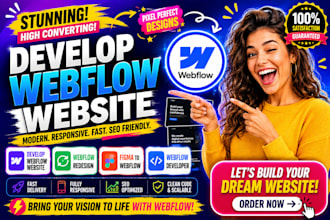 develop webflow website, webflow redesign, figma to webflow, webflow developer