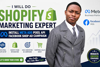 promote shopify website setup meta ads campaign marketing facebook ads marketing