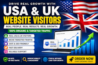 do organic USA,UK website traffic to increase sales