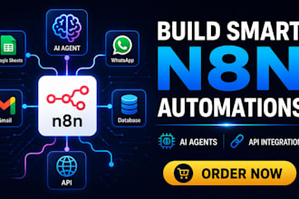 n8n automation n8n ai agent n8n workflow api integration fix n8n expert
