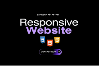 do website development html css javascript