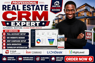 do top producer kw command automation liondesk gohighlevel real estate expert va