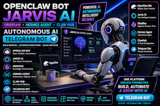 openclaw bot jarvis ai obsidian hermes agent autonomou omniroute telegram bot