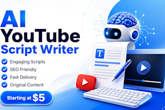 write engaging youtube scripts for faceless channels