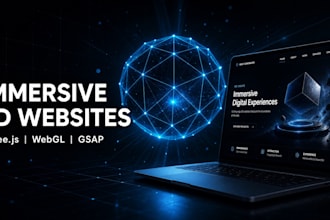 build an immersive 3d interactive website using three js and webgl