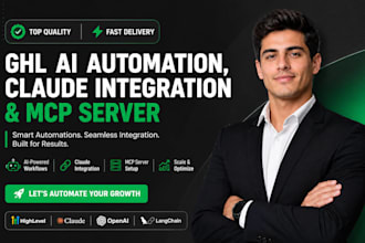 setup gohighlevel ai automation claude ai integration and mcp server