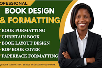 do kdp book publishing, christian book formatting and layout design