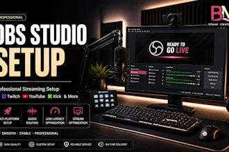 setup obs studio for twitch, youtube, kick and facebook live