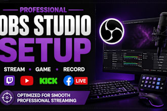 setup and optimize obs studio for streaming gaming and recording
