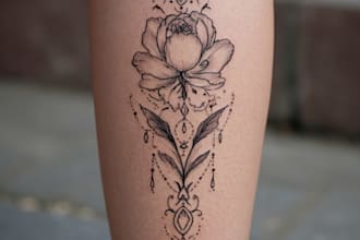 design a modern and minimalist tattoo design