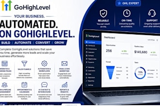 gohighlevel expert ghl website automation workflows email marketing setup crm