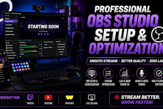 setup and optimize obs studio for smooth twitch youtube and whatnot streaming