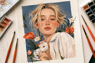 draw a watercolor illustration