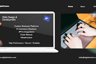 develop custom web application