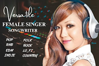 female edm singer pop singer female rnb singer edm vocals female singer pop song