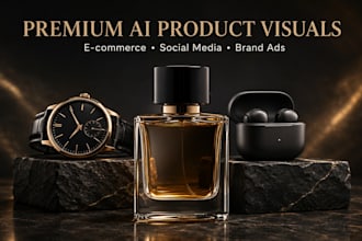 create premium ai product ad visuals