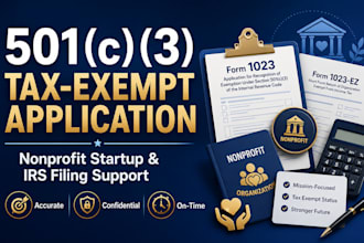 apply for your irs 501c3 nonprofit tax exempt status