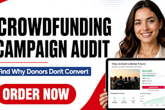 fix crowdfunding campaign audit fundraiser review donation strategy campaign